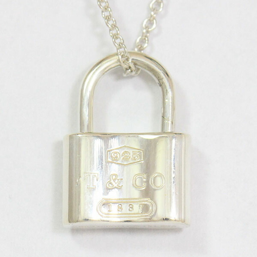 Tiffany Lock Necklace Cadena Silver